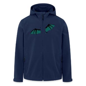 chauves-souris - Veste softshell homme en polyester recyclé Stanley/Stella - marine - Devant - AI Model Male 185 light (185cm)