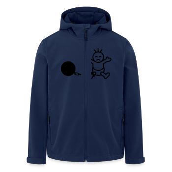 captured_baby - Veste softshell homme en polyester recyclé Stanley/Stella - marine - Devant - AI Model Male 185 light (185cm)