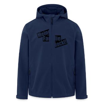 mes roches de famille - Veste softshell homme en polyester recyclé Stanley/Stella - marine - Devant - AI Model Male 185 light (185cm)