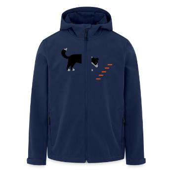 Obedience Hölzchen Vektor 1 - Recycelte Männer Softshell-Jacke von Stanley/Stella - Navy - Vorne - AI Model Male 185 light (185cm)