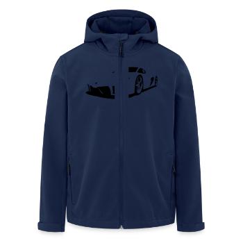 Sports Scales - Men’s Recycled Softshell Jacket by Stanley/Stella - navy - Front - AI Model Male 185 light (185cm)