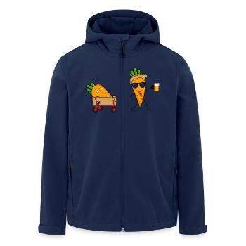 Marpinger Morde - Recycelte Männer Softshell-Jacke von Stanley/Stella - Navy - Vorne - AI Model Male 185 light (185cm)