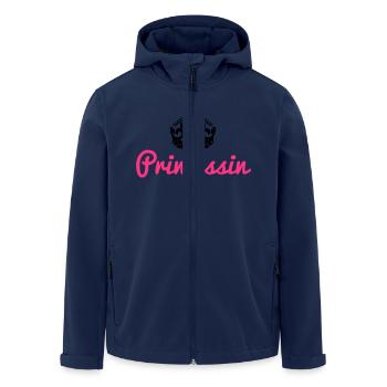 Princess with crown - Men’s Recycled Softshell Jacket by Stanley/Stella - navy - Front - AI Model Male 185 light (185cm)