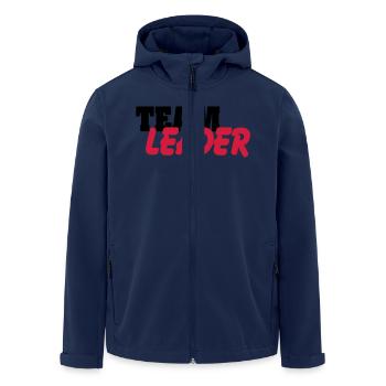 Team Leader - Recycelte Männer Softshell-Jacke von Stanley/Stella - Navy - Vorne - AI Model Male 185 light (185cm)