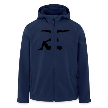 Acrobatie - Veste softshell homme en polyester recyclé Stanley/Stella - marine - Devant - AI Model Male 185 light (185cm)