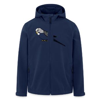 perruche - Veste softshell homme en polyester recyclé Stanley/Stella - marine - Devant - AI Model Male 185 light (185cm)