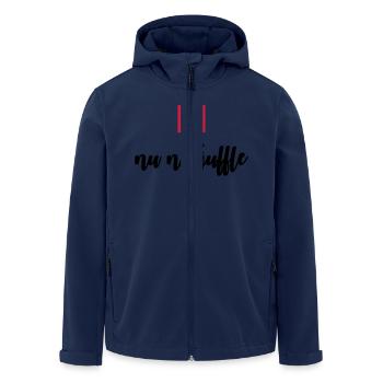 Nu Nit Juffle (CH, Schweiz) - Veste softshell homme en polyester recyclé Stanley/Stella - marine - Devant - AI Model Male 185 light (185cm)