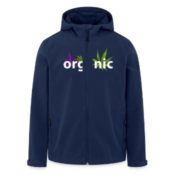 CN4 - Recycelte Männer Softshell-Jacke von Stanley/Stella - Navy - Vorne - AI Model Male 185 light (185cm)
