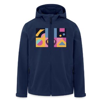 Easter Bunny No.04 - Men’s Recycled Softshell Jacket by Stanley/Stella - navy - Front - AI Model Male 185 light (185cm)