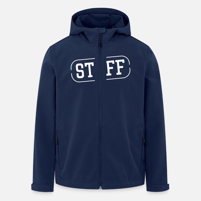 staff - Recycelte Männer Softshell-Jacke von Stanley/Stella - Navy