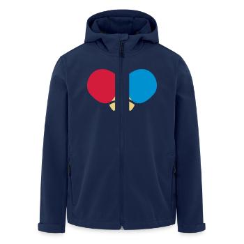 tennis de table - Veste softshell homme en polyester recyclé Stanley/Stella - marine - Devant - AI Model Male 185 light (185cm)