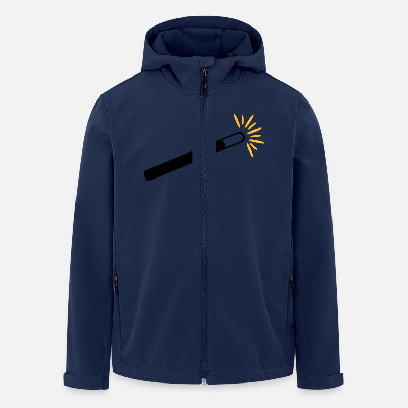 Zauberstab - Recycelte Männer Softshell-Jacke von Stanley/Stella - Navy