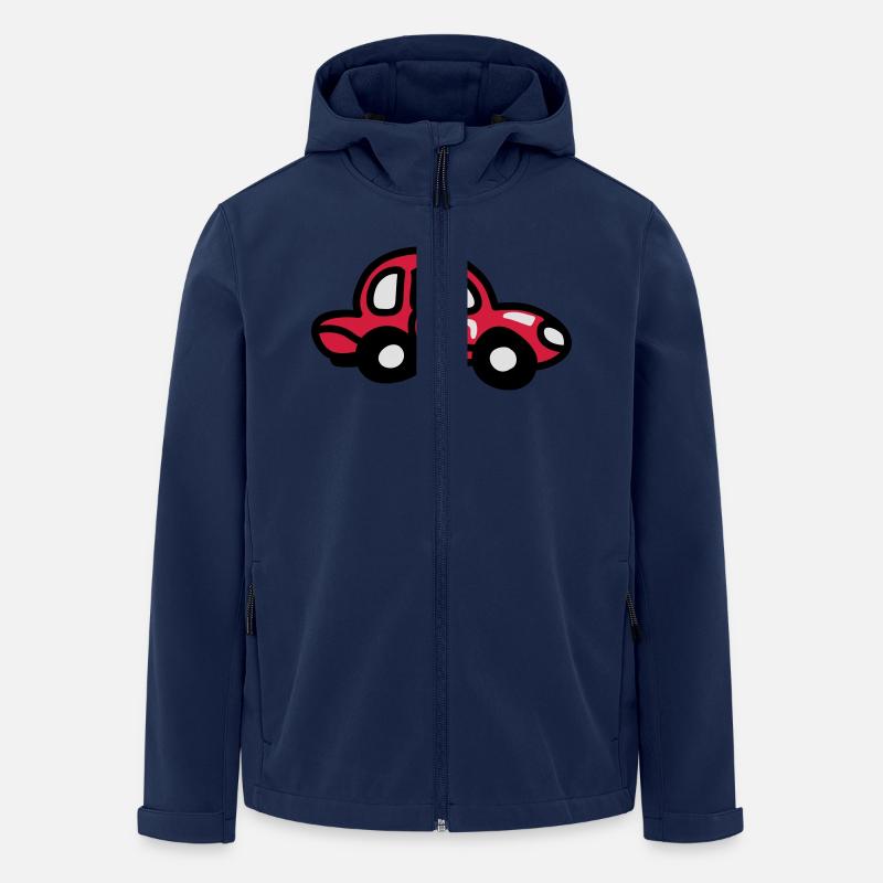 kleines Auto 3 - Recycelte Männer Softshell-Jacke von Stanley/Stella - Navy