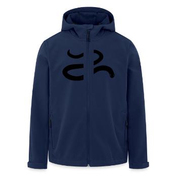 schlange reptil eidechse gekko gift snake wurm - Recycelte Männer Softshell-Jacke von Stanley/Stella - Navy - Vorne - AI Model Male 185 light (185cm)