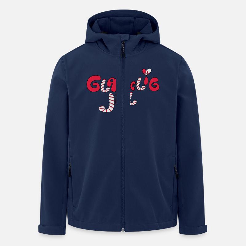 glaedelig_jul - Recycelte Männer Softshell-Jacke von Stanley/Stella - Navy