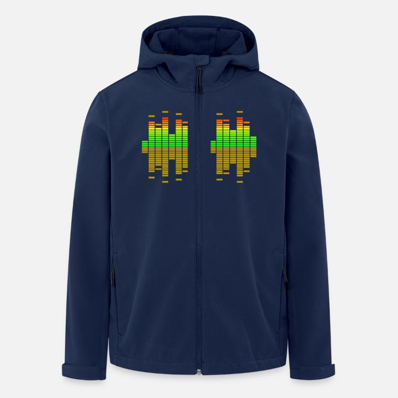 equalizer - Recycelte Männer Softshell-Jacke von Stanley/Stella - Navy