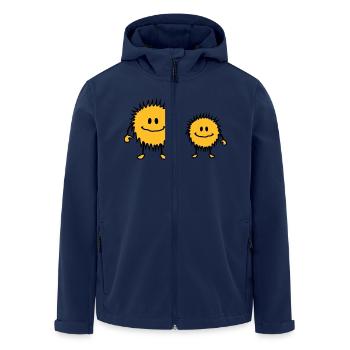 monsters - Veste softshell homme en polyester recyclé Stanley/Stella - marine - Devant - AI Model Male 185 light (185cm)