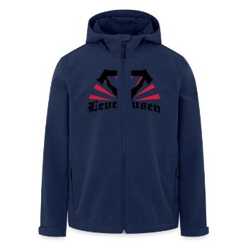 fan_leverkusen____f2 - Veste softshell homme en polyester recyclé Stanley/Stella - marine - Devant - AI Model Male 185 light (185cm)