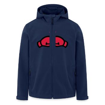 Boxe - Veste softshell homme en polyester recyclé Stanley/Stella - marine - Devant - AI Model Male 185 light (185cm)