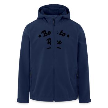 born to race 01 - Veste softshell homme en polyester recyclé Stanley/Stella - marine - Devant - AI Model Male 185 light (185cm)