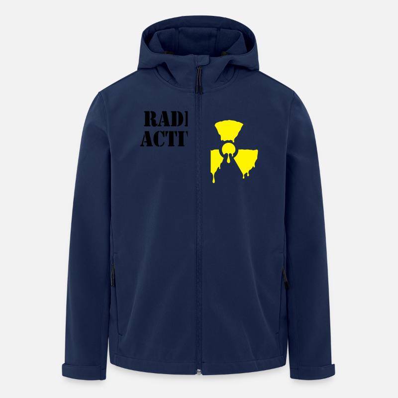 radioactive - Men’s Recycled Softshell Jacket by Stanley/Stella - navy