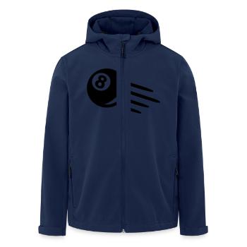Billard - Veste softshell homme en polyester recyclé Stanley/Stella - marine - Devant - AI Model Male 185 light (185cm)