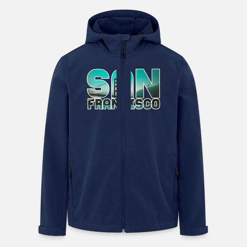 San Francisco - Recycelte Männer Softshell-Jacke von Stanley/Stella - Navy