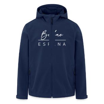 Espagne - Bilbao - Espagne - España - Veste softshell homme en polyester recyclé Stanley/Stella - marine - Devant - AI Model Male 185 light (185cm)