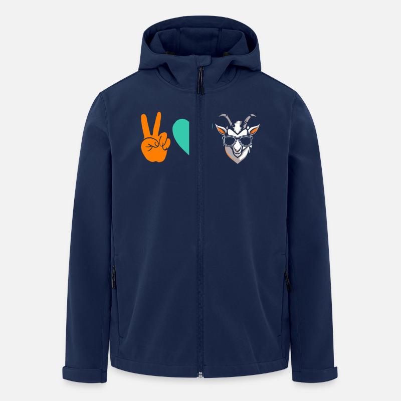 Goats - Men’s Recycled Softshell Jacket by Stanley/Stella - navy