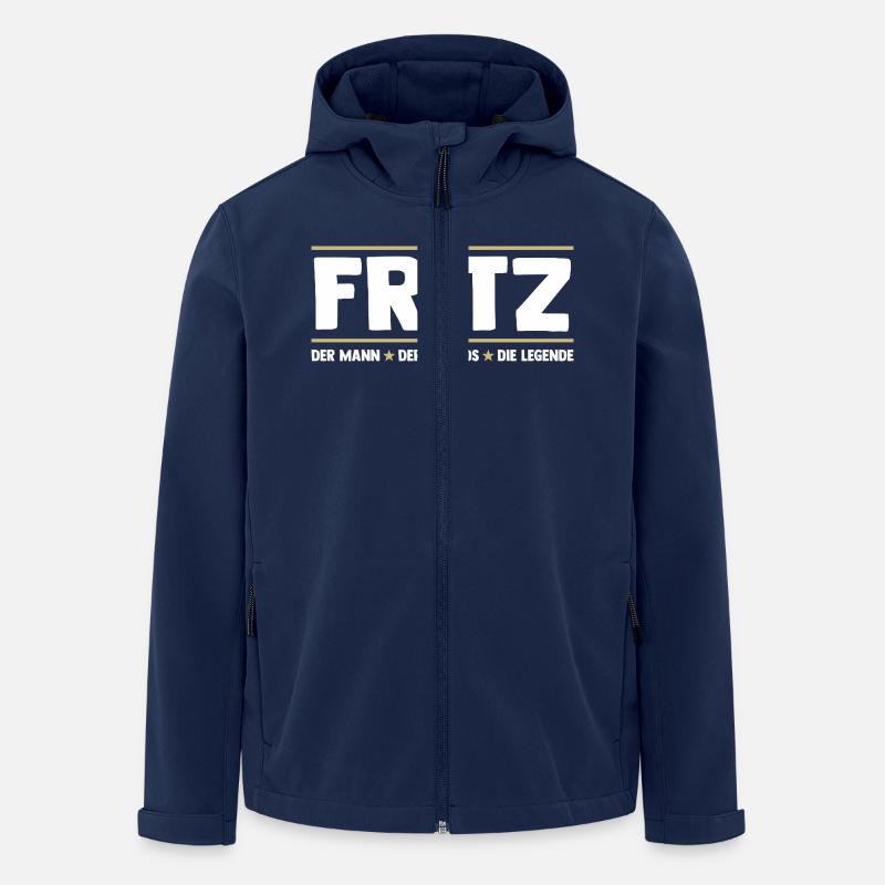 Fritz - Men’s Recycled Softshell Jacket by Stanley/Stella - navy