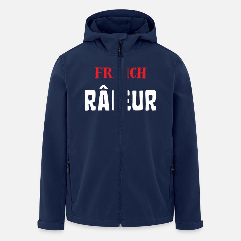 Râleur Français - Veste softshell homme en polyester recyclé Stanley/Stella - marine