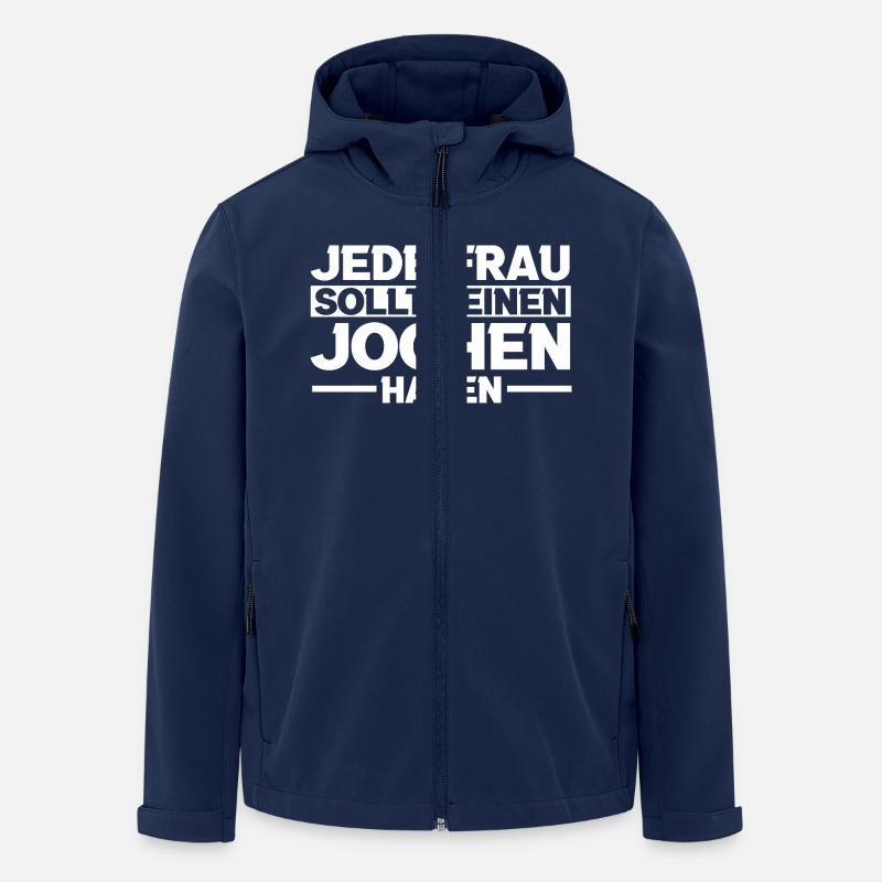 Jochen - Recycelte Männer Softshell-Jacke von Stanley/Stella - Navy