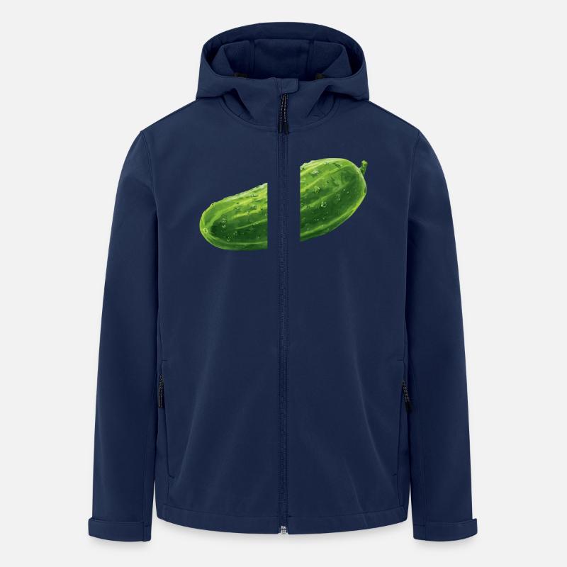 Gurke - Recycelte Männer Softshell-Jacke von Stanley/Stella - Navy