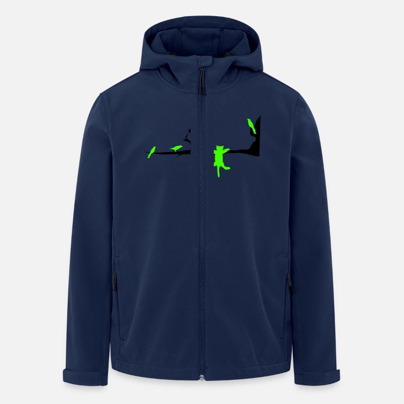 catvogel - Recycelte Männer Softshell-Jacke von Stanley/Stella - Navy