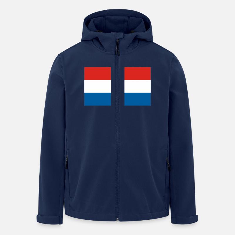 Baskenland - Recycelte Männer Softshell-Jacke von Stanley/Stella - Navy