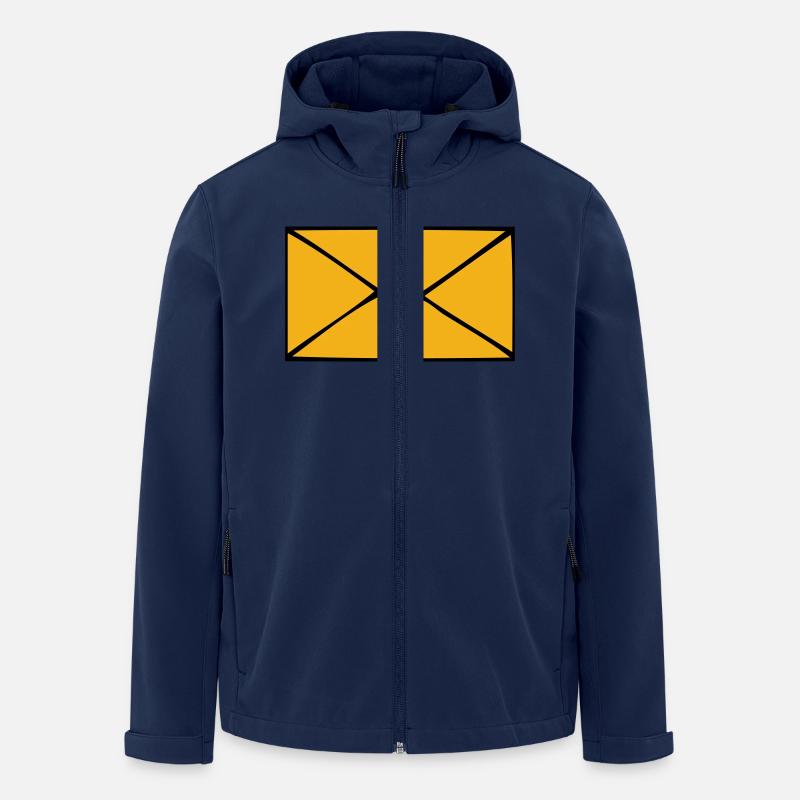 Briefumschlag - Recycelte Männer Softshell-Jacke von Stanley/Stella - Navy