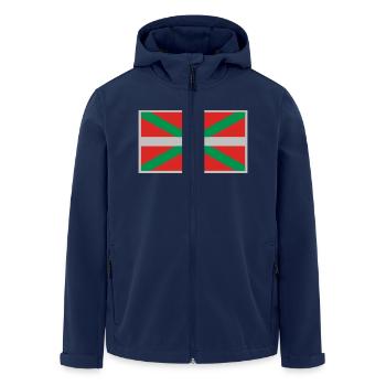 ikurrina - Men’s Recycled Softshell Jacket by Stanley/Stella - navy - Front - AI Model Male 185 light (185cm)