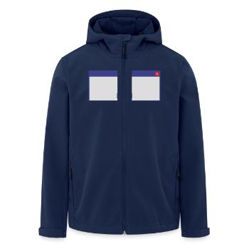 window_3colorok - Recycelte Männer Softshell-Jacke von Stanley/Stella - Navy - Vorne - AI Model Male 185 light (185cm)