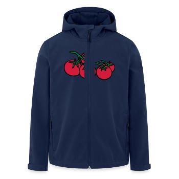 tomaten / tomato - Recycelte Männer Softshell-Jacke von Stanley/Stella - Navy - Vorne - AI Model Male 185 light (185cm)