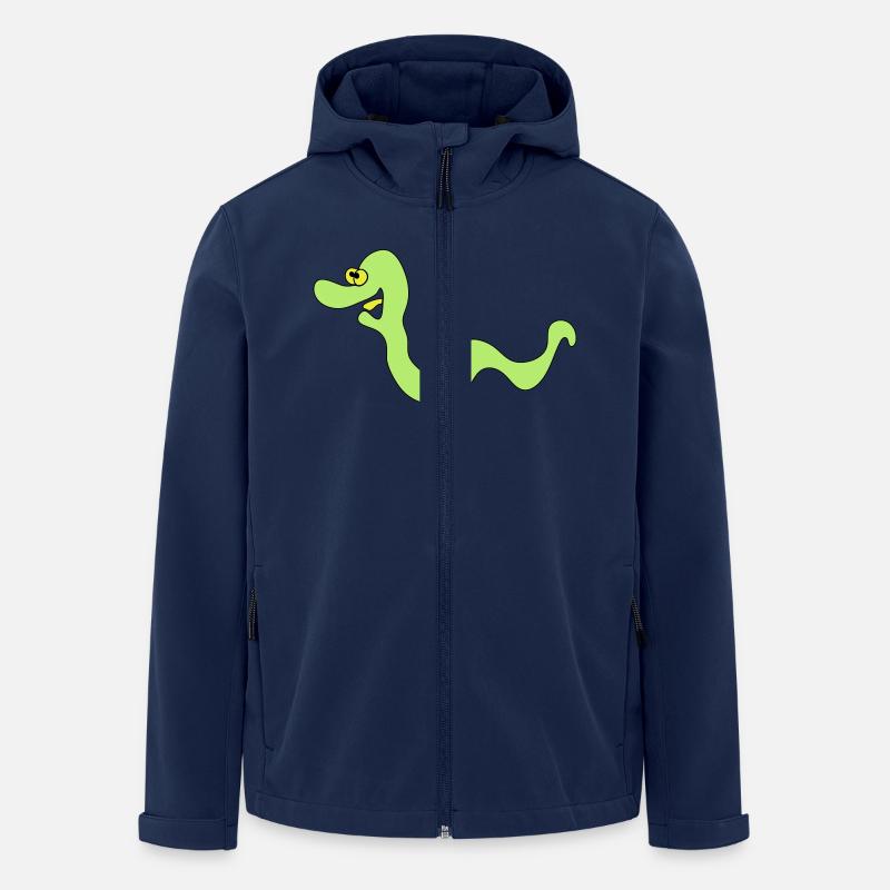 Wurmtier - Recycelte Männer Softshell-Jacke von Stanley/Stella - Navy