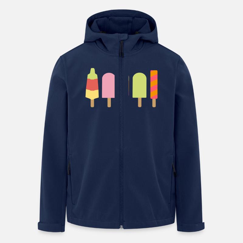 Eis - Veste softshell homme en polyester recyclé Stanley/Stella - marine