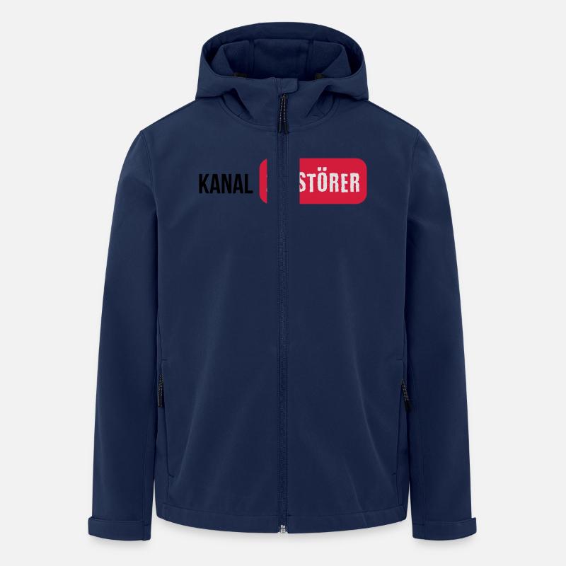 Kanalzerstörer - Recycelte Männer Softshell-Jacke von Stanley/Stella - Navy