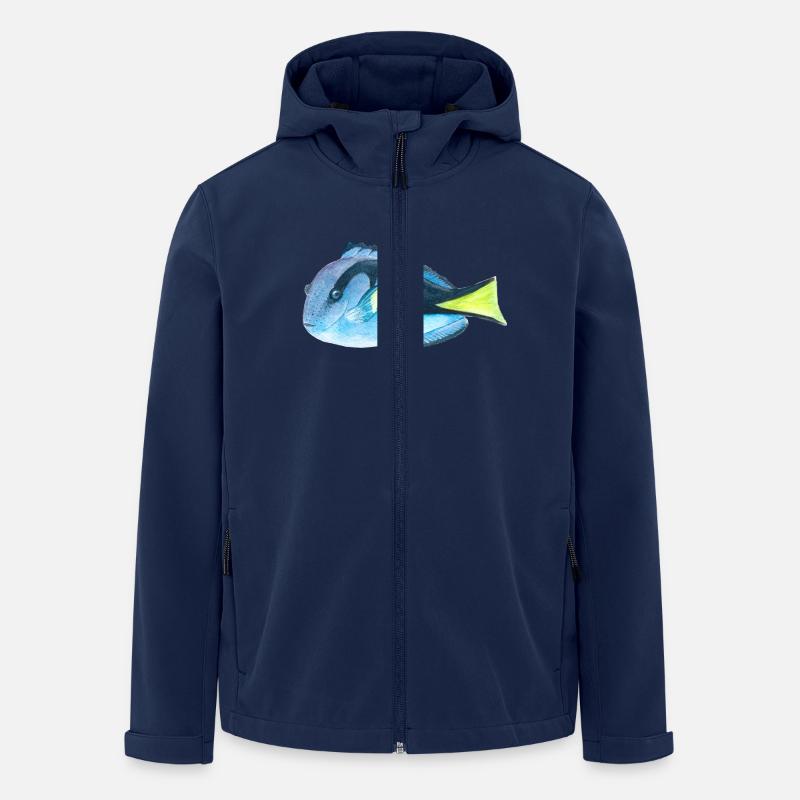 Doktorfisch - Recycelte Männer Softshell-Jacke von Stanley/Stella - Navy