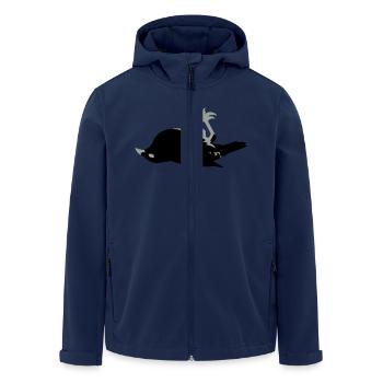 dead raven craven crow - Men’s Recycled Softshell Jacket by Stanley/Stella - navy - Front - AI Model Male 185 light (185cm)
