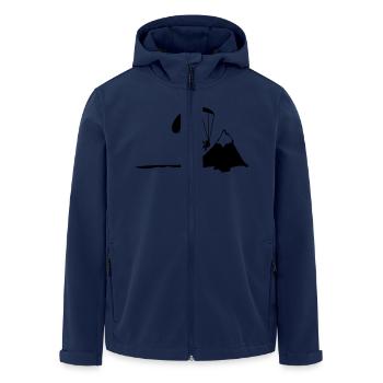 parapente - Veste softshell homme en polyester recyclé Stanley/Stella - marine - Devant - AI Model Male 185 light (185cm)