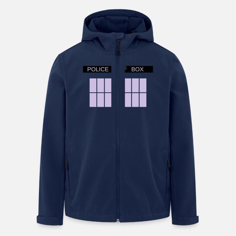 tardis - Men’s Recycled Softshell Jacket by Stanley/Stella - navy