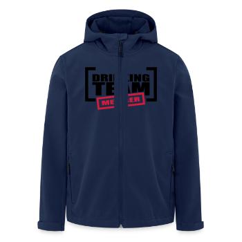Drinking Team Member - Men’s Recycled Softshell Jacket by Stanley/Stella - navy - Front - AI Model Male 185 light (185cm)