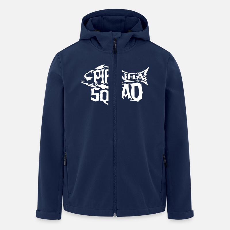 Piranha - Recycelte Männer Softshell-Jacke von Stanley/Stella - Navy