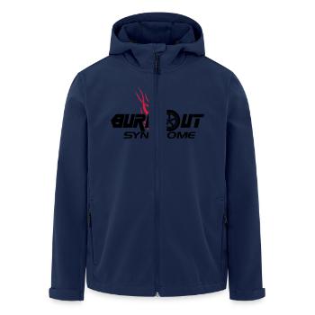 Burnout syndrome - Recycelte Männer Softshell-Jacke von Stanley/Stella - Navy - Vorne - AI Model Male 185 light (185cm)