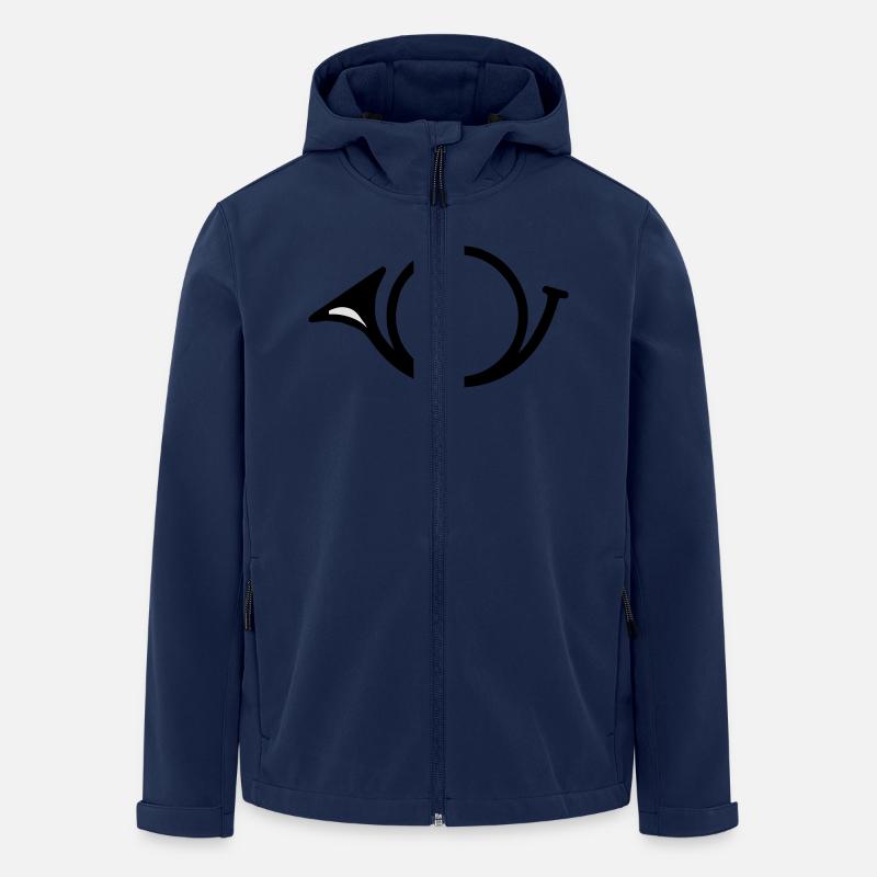 posthorn - Recycelte Männer Softshell-Jacke von Stanley/Stella - Navy